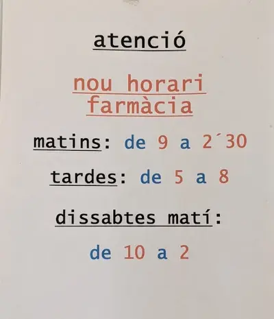 Farmacia Farmàcia Jordi Mañé Noya